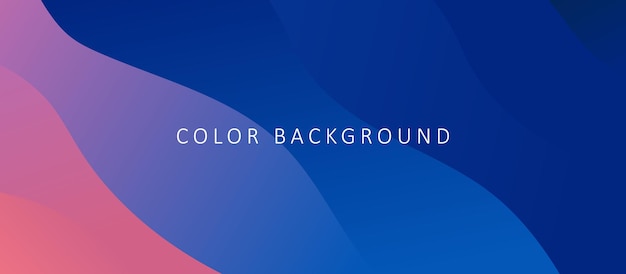 Abstract background with dynamic gradient color effect