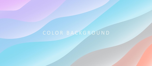 Abstract background with dynamic gradient color effect