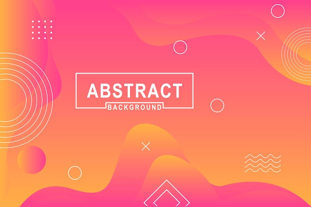 Abstract background with dynamic liquid shapes
