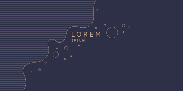 Abstract background with dynamic shapes Vector template
