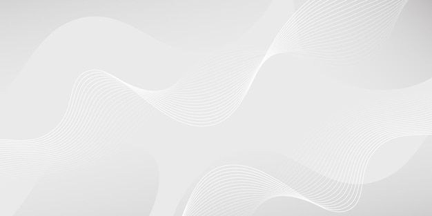 Abstract background with dynamic wavy lines Digital future technology concept background