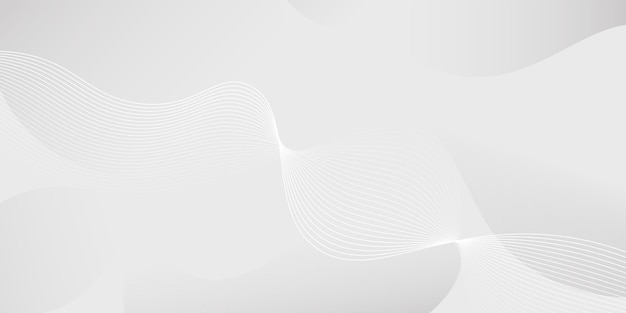 Abstract background with dynamic wavy lines Digital future technology concept background
