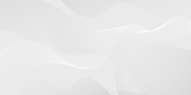 Abstract background with dynamic wavy lines Digital future technology concept background