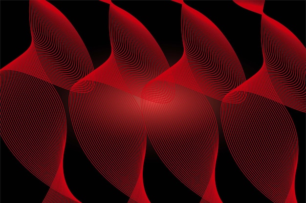 Abstract background with flowing elegant line waves