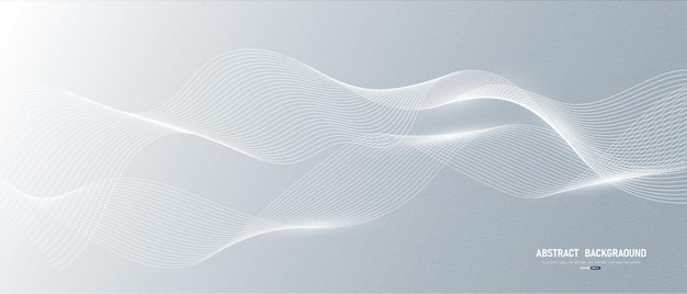 Abstract background with flowing particles