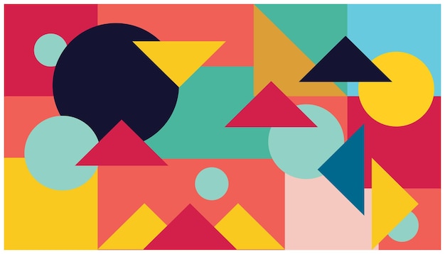 abstract background with geometric shapes vector illustration eps 10 abstract colorful geometric