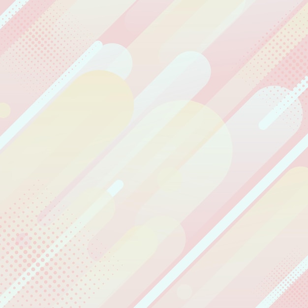 Abstract background with geometric shapes Vector illustration Pink and white colors