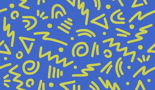abstract background with hand drawn pattern design