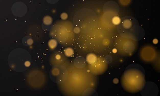 Abstract background with lights effect