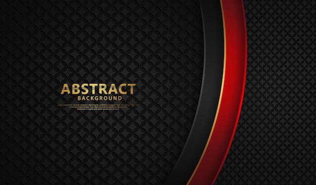 Abstract background with lines effect realistic on textured dark background vector illustration
