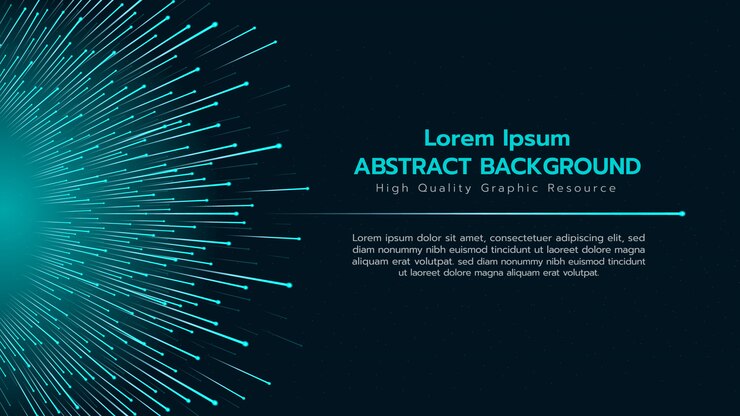 Abstract Background with particles spreading out of big group. 