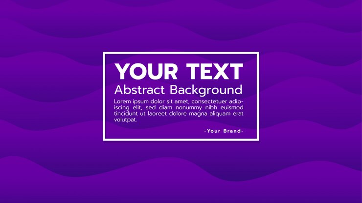 Abstract Background with Purple Water Wave Shape
