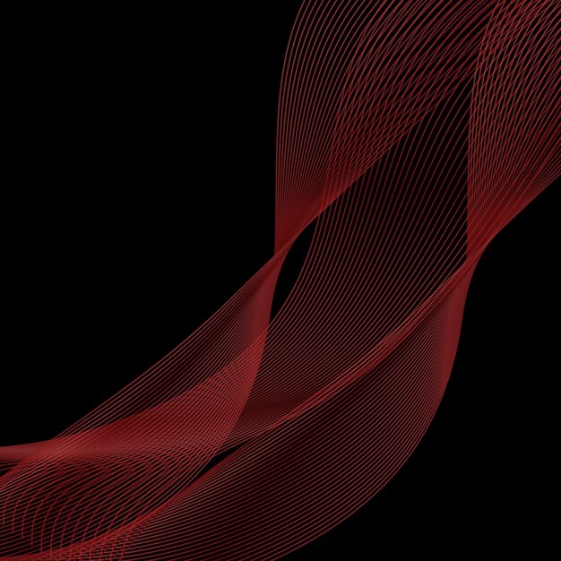 Abstract background with red lines transitions vector