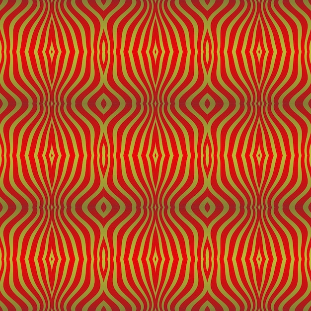 Abstract background with seamless textured red color combined with gold color
