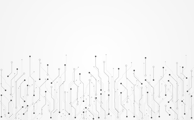 Abstract background with technology circuit board texture Electronic motherboard