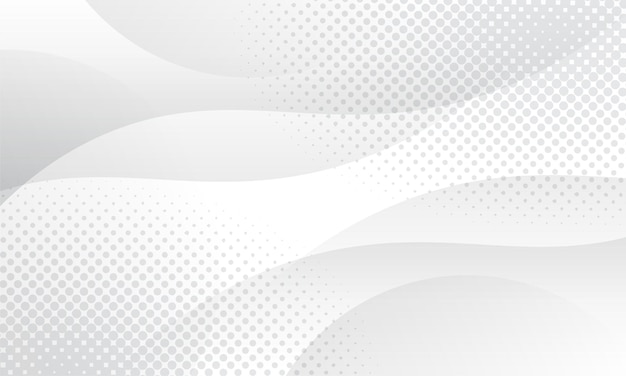 Abstract background with waves and halftone dots pattern