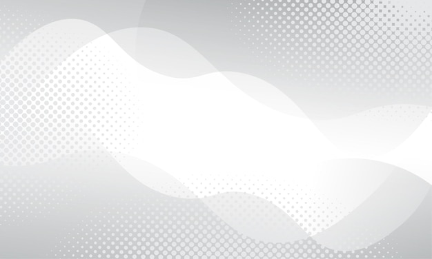 Abstract background with waves and halftone dots pattern