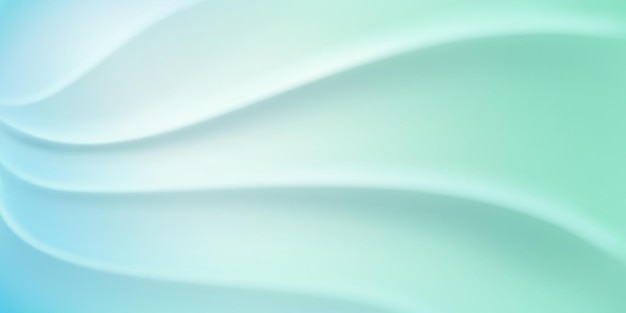Abstract background with wavy surface in light blue colors