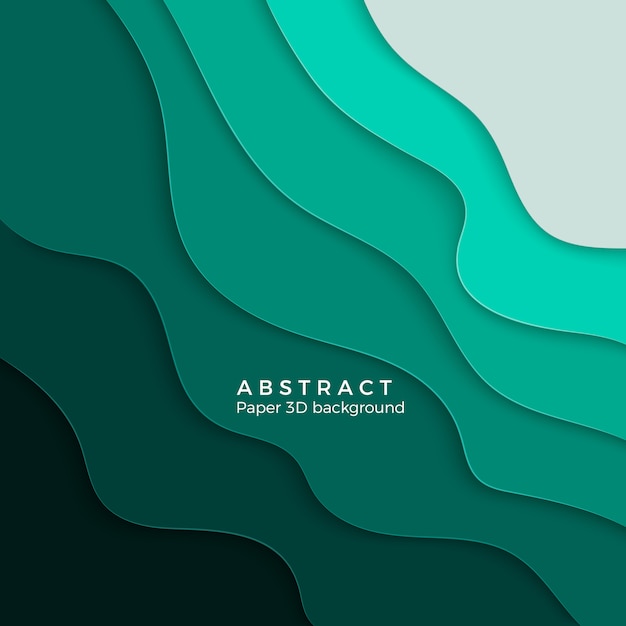  abstract background with white paper cut shapes.  layout for business presentations, flyers, posters.  illustration