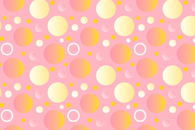 Abstract backgroundpink and yellow gradations with circle effect