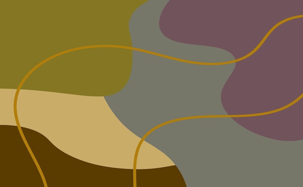 abstract backgrounds Hand drawn various shapes and doodle objects Contemporary modern trendy vector