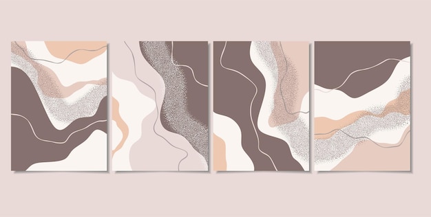 abstract backgrounds with minimal shapes and line art