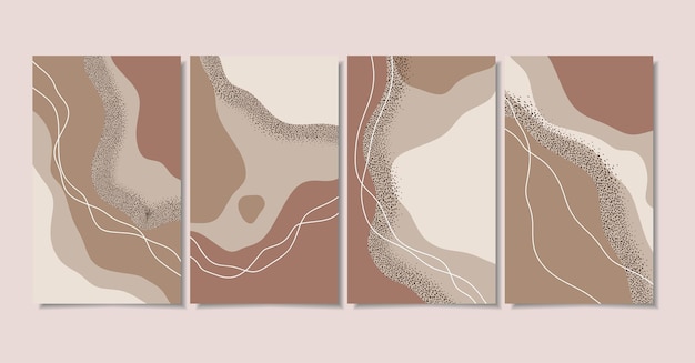abstract backgrounds with minimal shapes and line art