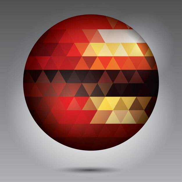 abstract ball of background