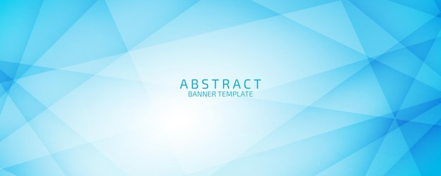 Abstract banner template with modern design