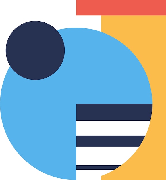 Abstract Bauhaus Shape