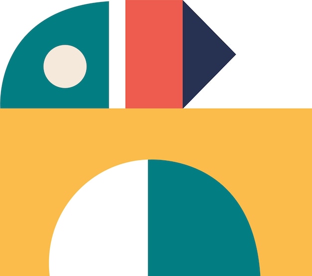 Abstract Bauhaus Shape