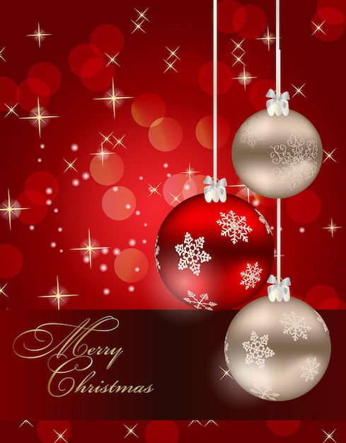 Abstract beauty Christmas and New Year background.