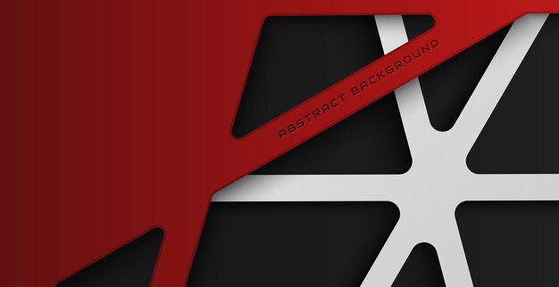 Abstract black and red background with deep shadow and texture, luxury line background concept.
