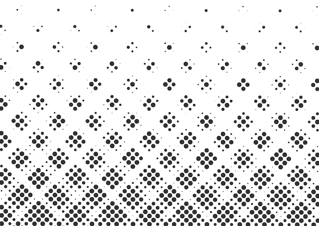abstract black and white dots halftone background, halftone background design