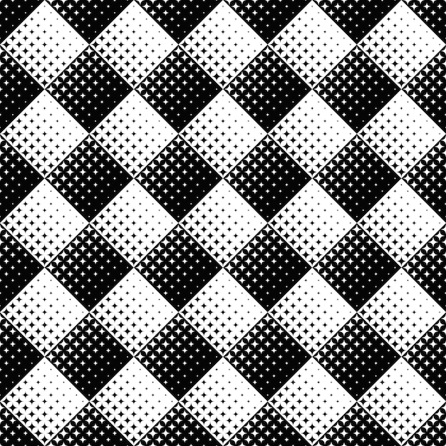 abstract black and white geometrical curved star pattern background