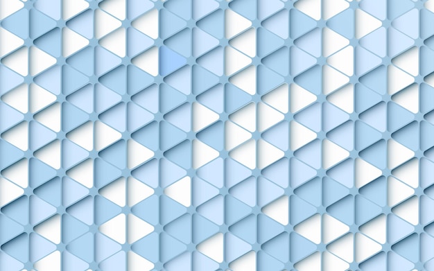 abstract blue and white triangles geometric pattern with technology and healthcare concept background. vector illustration