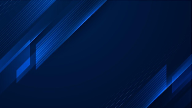 Abstract blue background poster with dynamic technology network Vector illustration