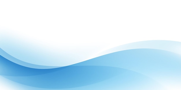 Abstract blue background wave modern