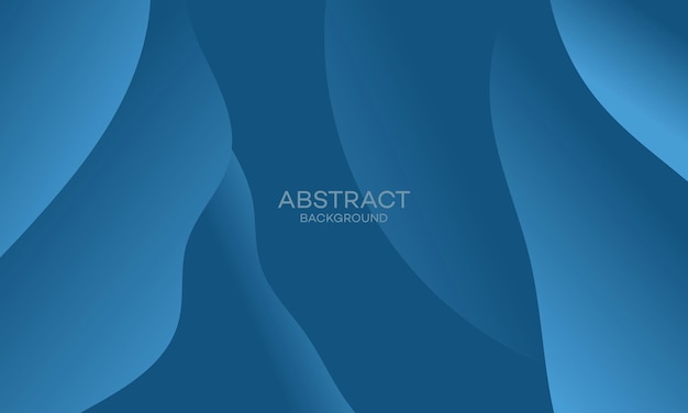 abstract blue background with curved shapes and gradient