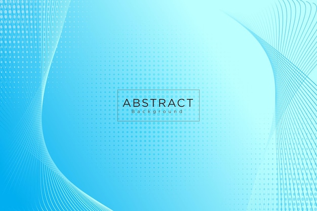 Abstract blue background with lines or vector backdrop design