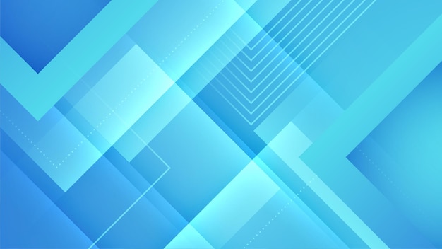 Abstract blue background with squares and modern technology geometric pattern Vector abstract graphic design banner pattern presentation background web template