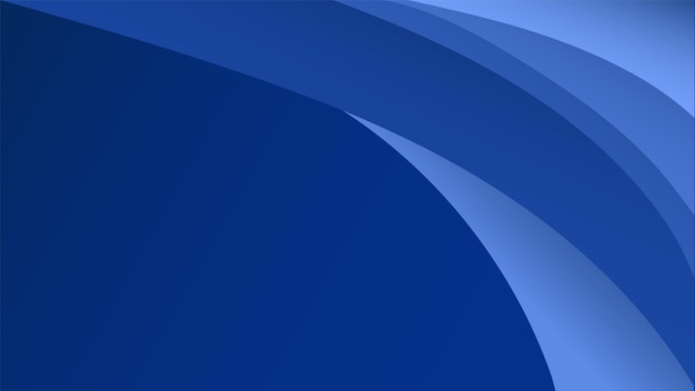 Abstract blue background with waves Minimal Design template