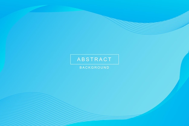 Abstract blue curve background