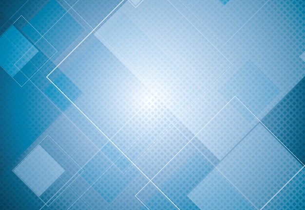 Abstract Blue Geometric Background