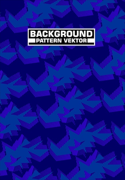 abstract blue geometric pattern vector background design