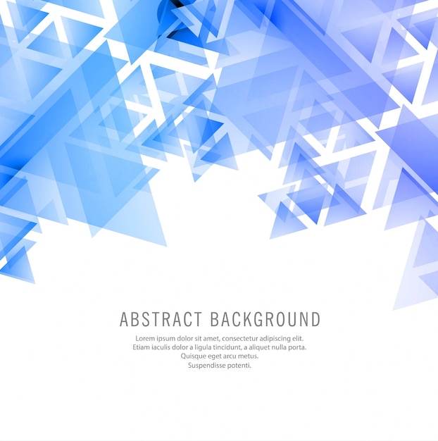 Abstract blue geometric polygon background