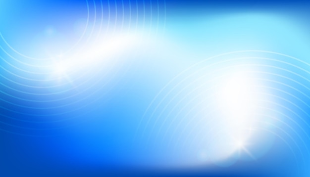 abstract blue gradient background with luminous and subtle circular line patterns