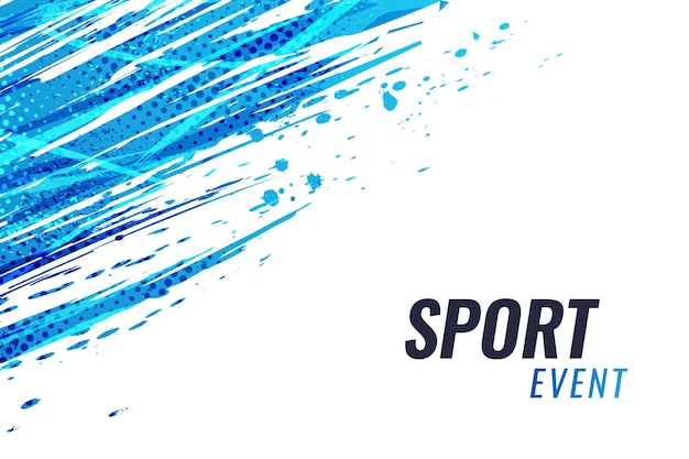 abstract blue gradient brush background vibrant grunge sports background scratch and texture elements for design