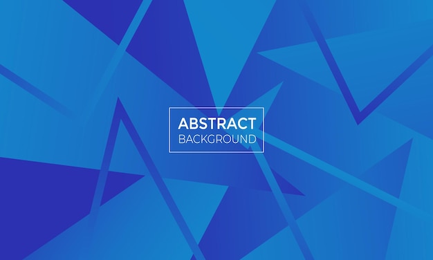 abstract blue gradient triangle concept background effect design
