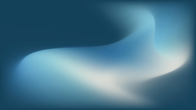 Abstract blue gradient with flowing light effect